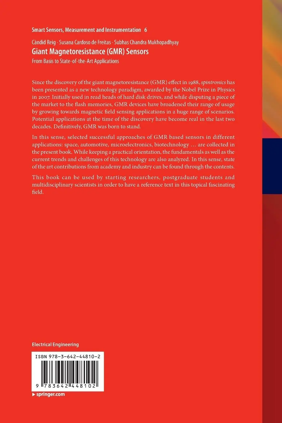 Rückseite: 9783642448102 | Giant Magnetoresistance (GMR) Sensors | Candid Reig (u. a.) | Buch