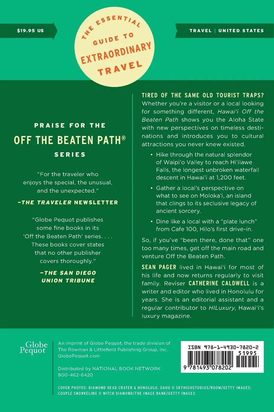 Rückseite: 9781493078202 | Hawai'i Off the Beaten Path® | Sean Pager | Taschenbuch | Englisch