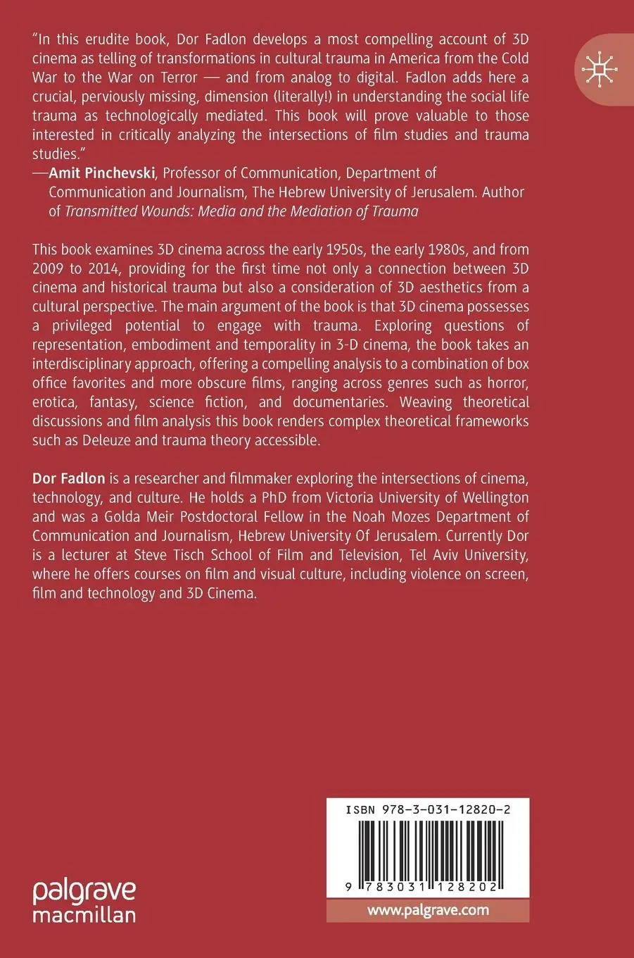 Rückseite: 9783031128202 | 3-D Cinema and Trauma | Poetics of Remembrance and Loss | Dor Fadlon