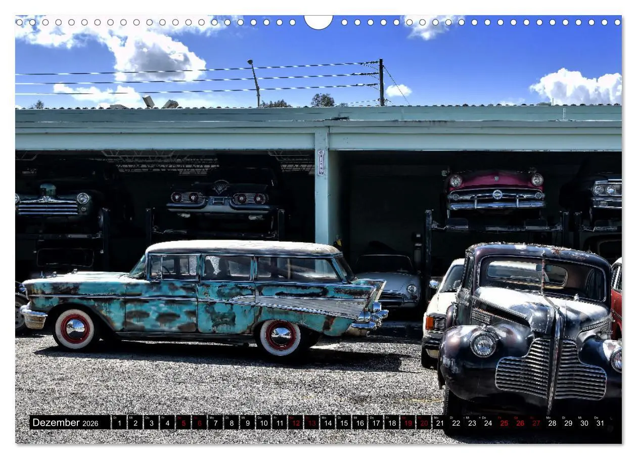 Bild: 9783457548202 | Florida Junk Cars (Wandkalender 2026 DIN A3 quer), CALVENDO...