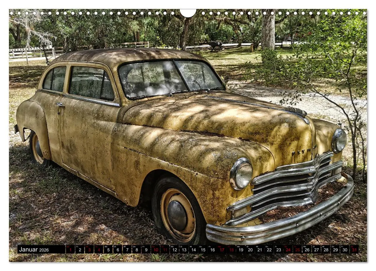 Bild: 9783457548202 | Florida Junk Cars (Wandkalender 2026 DIN A3 quer), CALVENDO...
