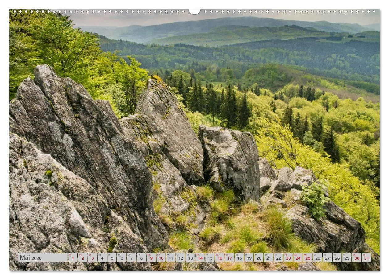 Bild: 9783457788202 | Rhön - Basalt (Wandkalender 2026 DIN A2 quer), CALVENDO Monatskalender