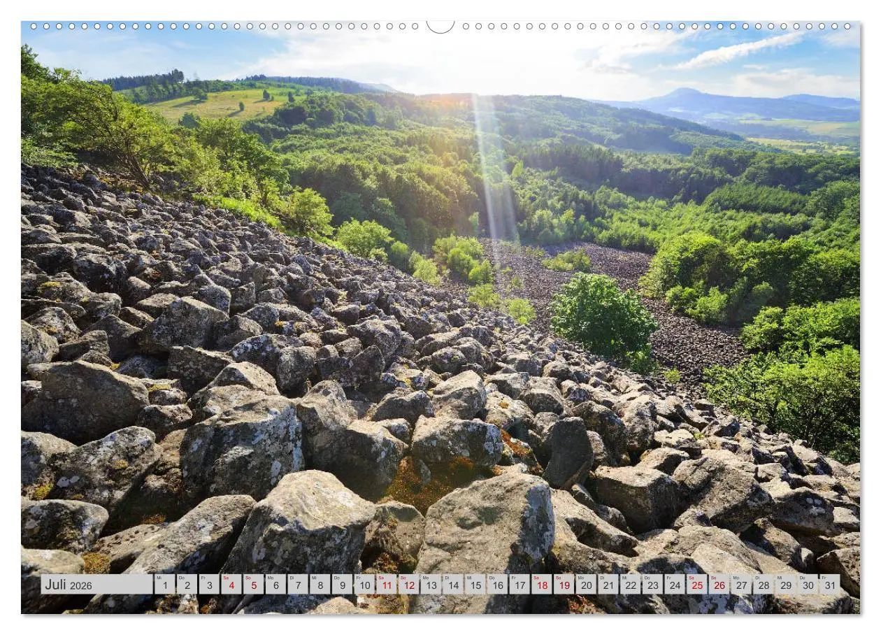 Bild: 9783457788202 | Rhön - Basalt (Wandkalender 2026 DIN A2 quer), CALVENDO Monatskalender