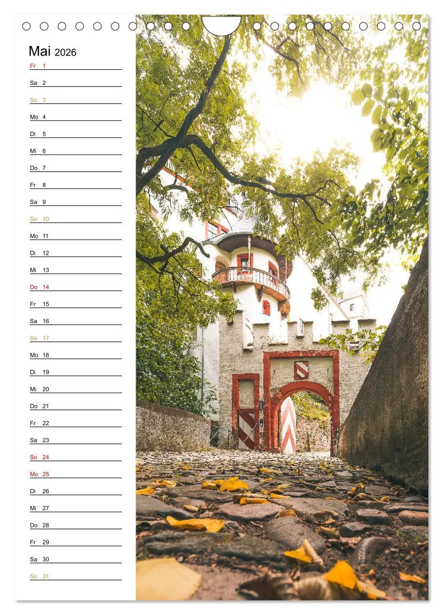Bild: 9783516328202 | Sachsens Burgen und Schlösser - Beschreibbarer Kalender mit...