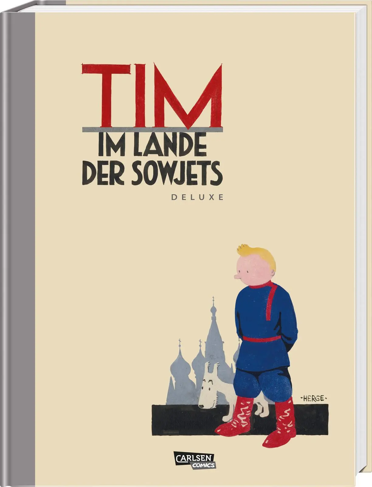 Cover: 9783551738202 | Tim und Struppi: Tim im Lande der Sowjets - Vorzugsausgabe | Hergé