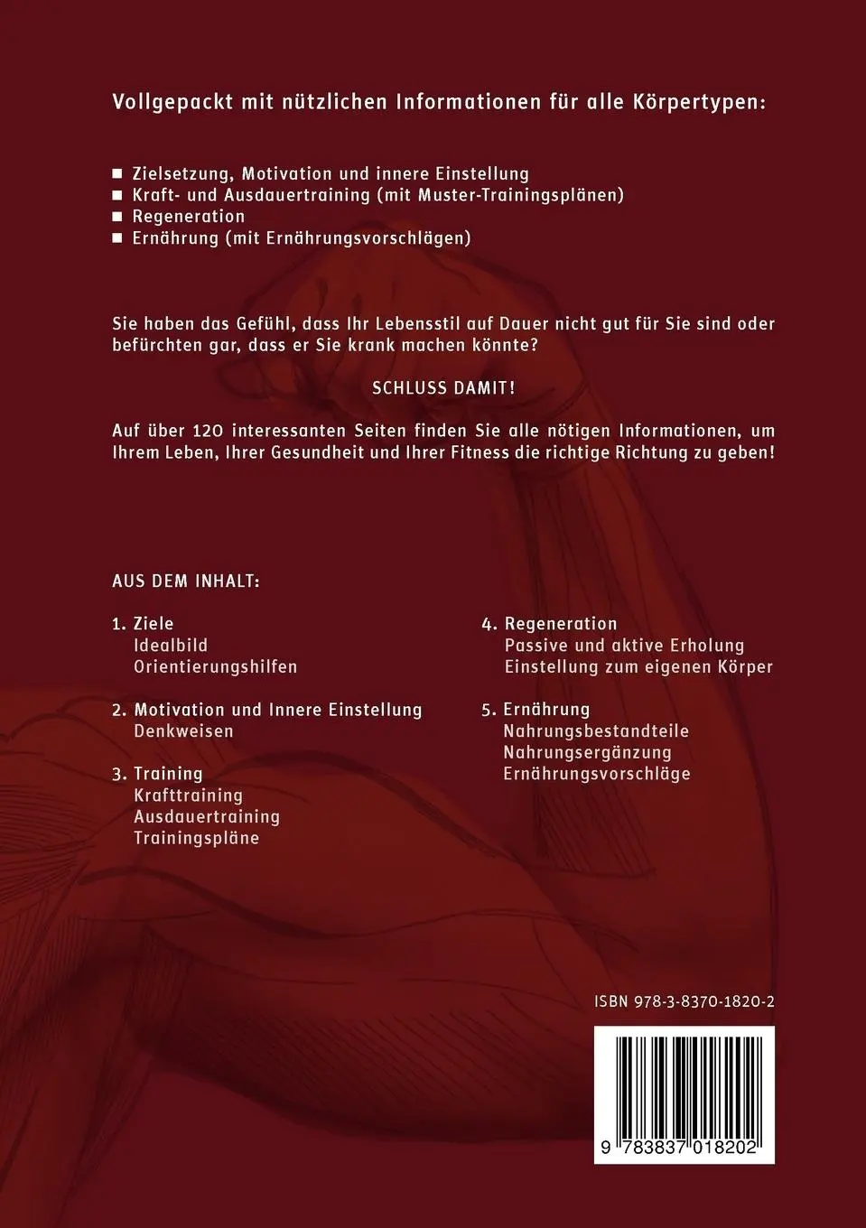 Rückseite: 9783837018202 | topfit über 40 | Jürgen Scharnagl | Taschenbuch | 124 S. | Deutsch