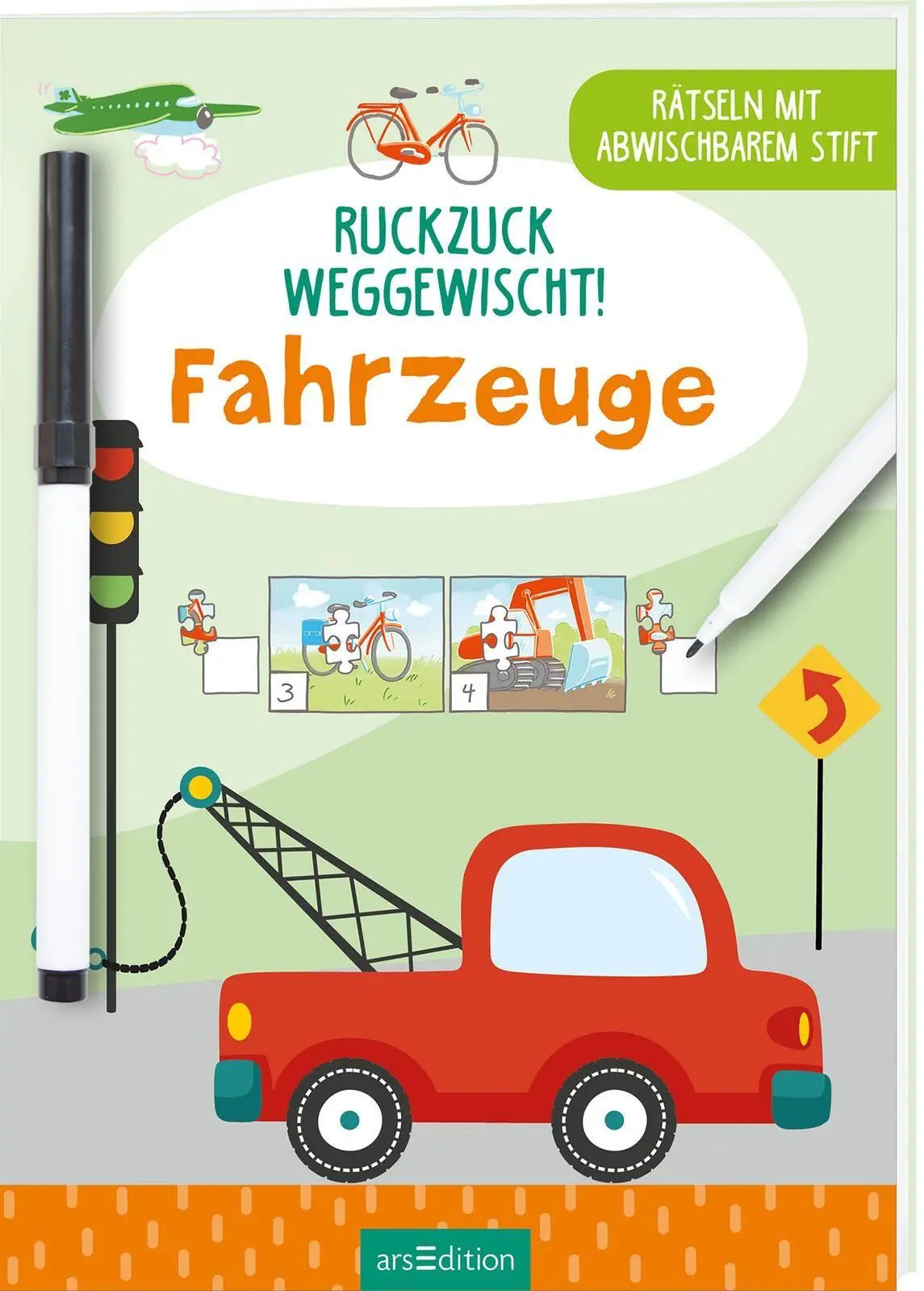 Cover: 9783845868202 | Ruckzuck weggewischt! Fahrzeuge | Rätseln mit abwischbarem Stift