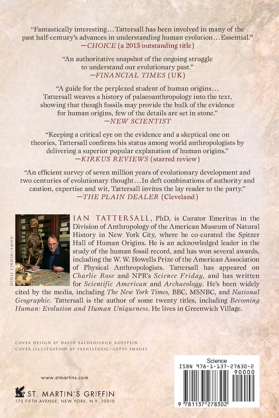 Rückseite: 9781137278302 | Masters of the Planet | Ian Tattersall | Taschenbuch | Englisch | 2013