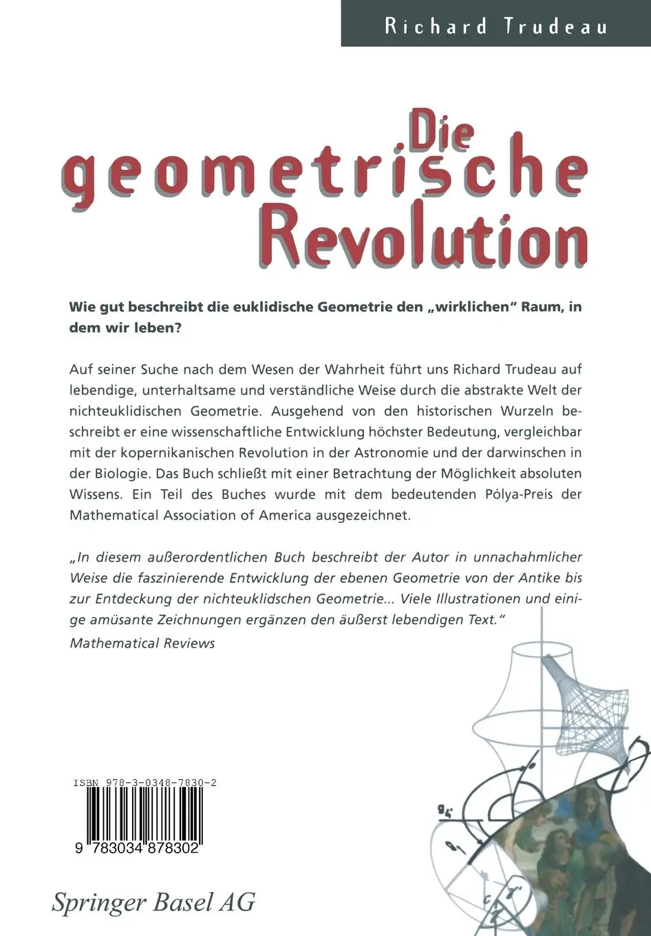 Rückseite: 9783034878302 | Die geometrische Revolution | Richard Trudeau | Taschenbuch | xi