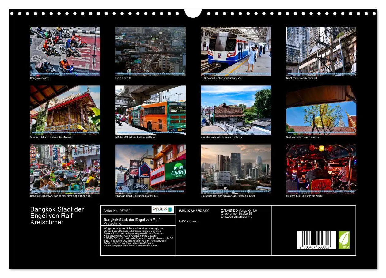 Bild: 9783457538302 | Bangkok Stadt der Engel von Ralf Kretschmer (Wandkalender 2026 DIN...