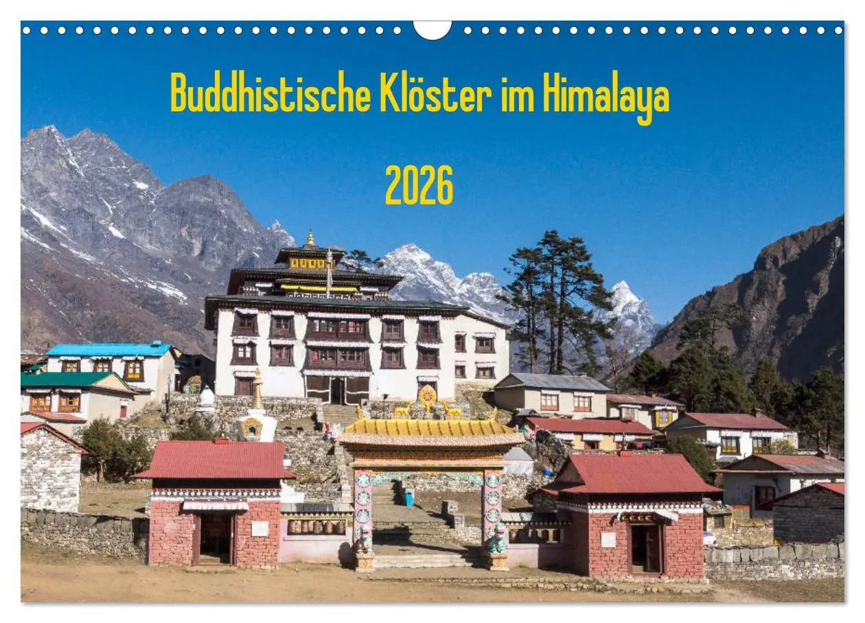 Cover: 9783457918302 | Buddhistische Klöster im Himalaya (Wandkalender 2026 DIN A3 quer),...