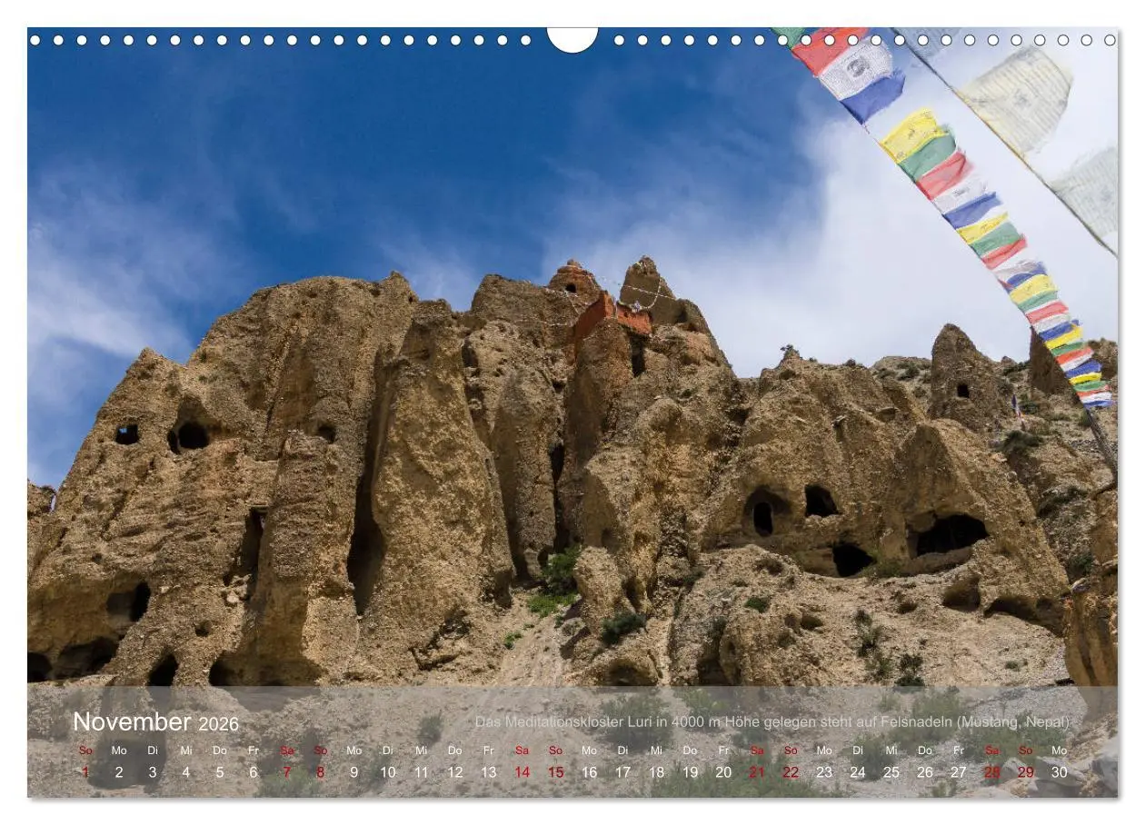 Bild: 9783457918302 | Buddhistische Klöster im Himalaya (Wandkalender 2026 DIN A3 quer),...