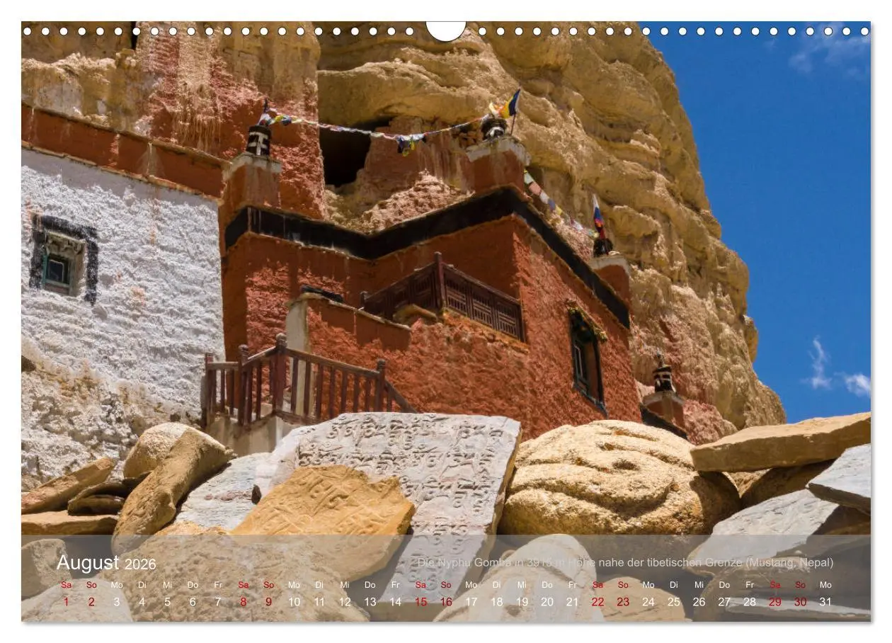 Bild: 9783457918302 | Buddhistische Klöster im Himalaya (Wandkalender 2026 DIN A3 quer),...
