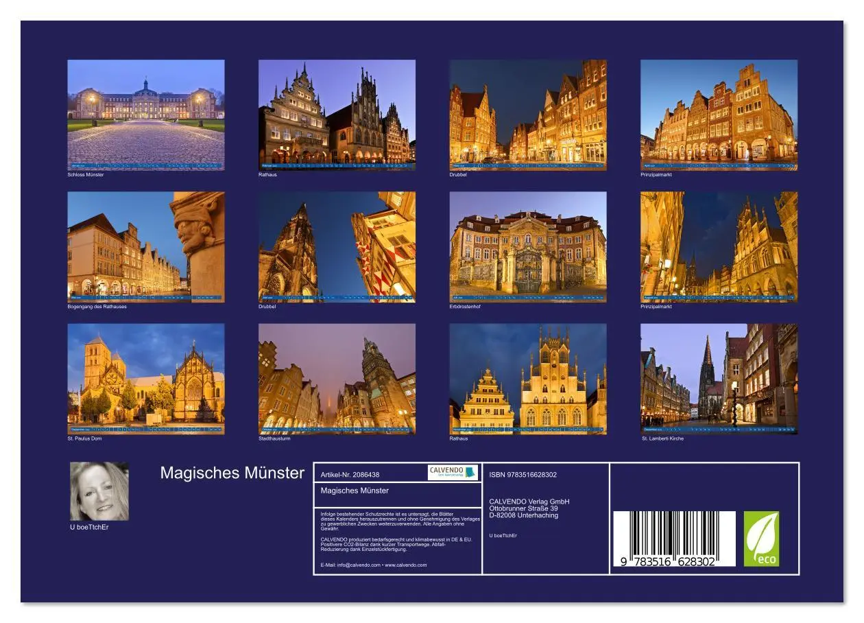 Bild: 9783516628302 | Magisches Münster (Wandkalender 2026 DIN A4 quer), CALVENDO...