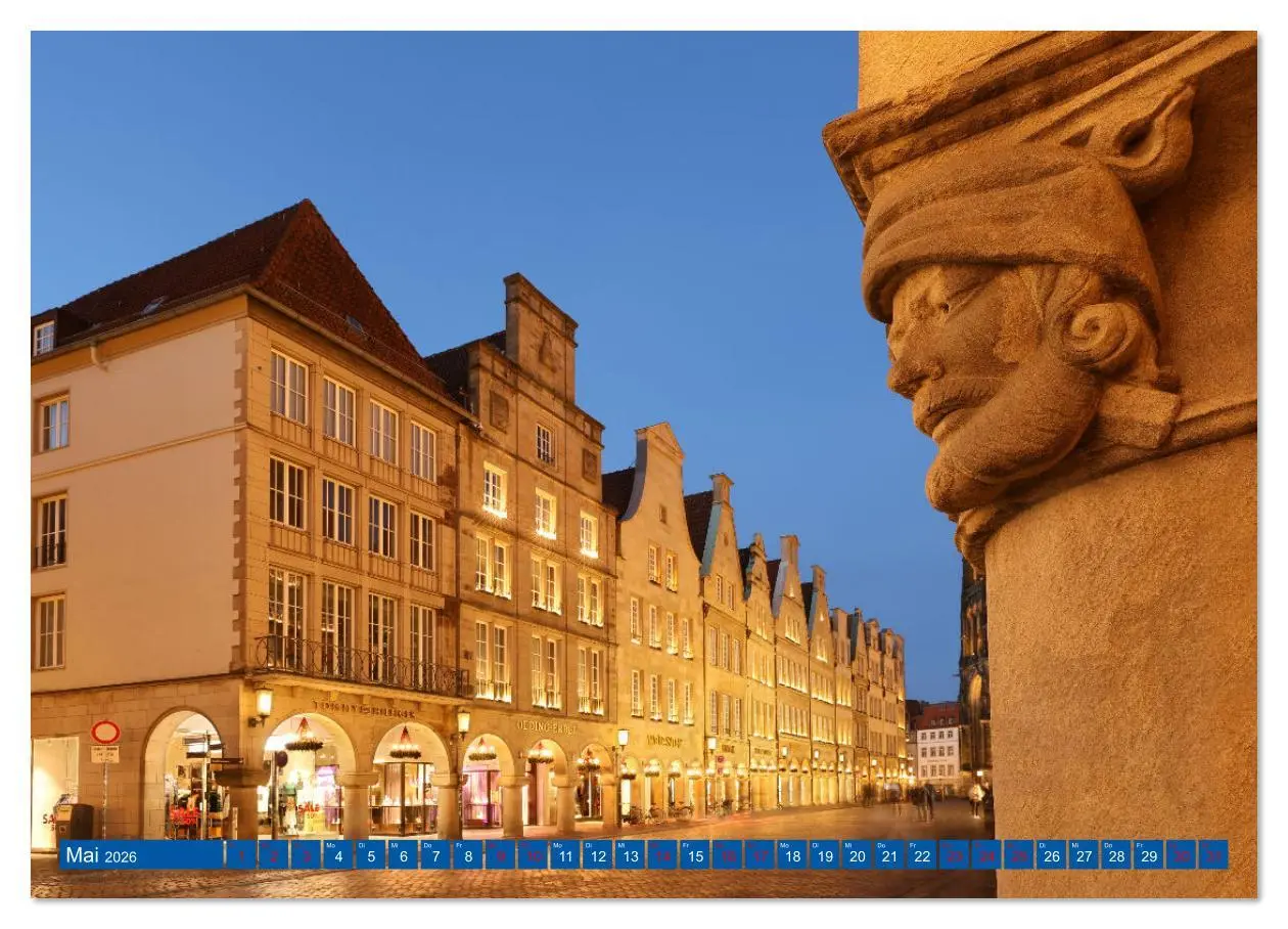 Bild: 9783516628302 | Magisches Münster (Wandkalender 2026 DIN A4 quer), CALVENDO...
