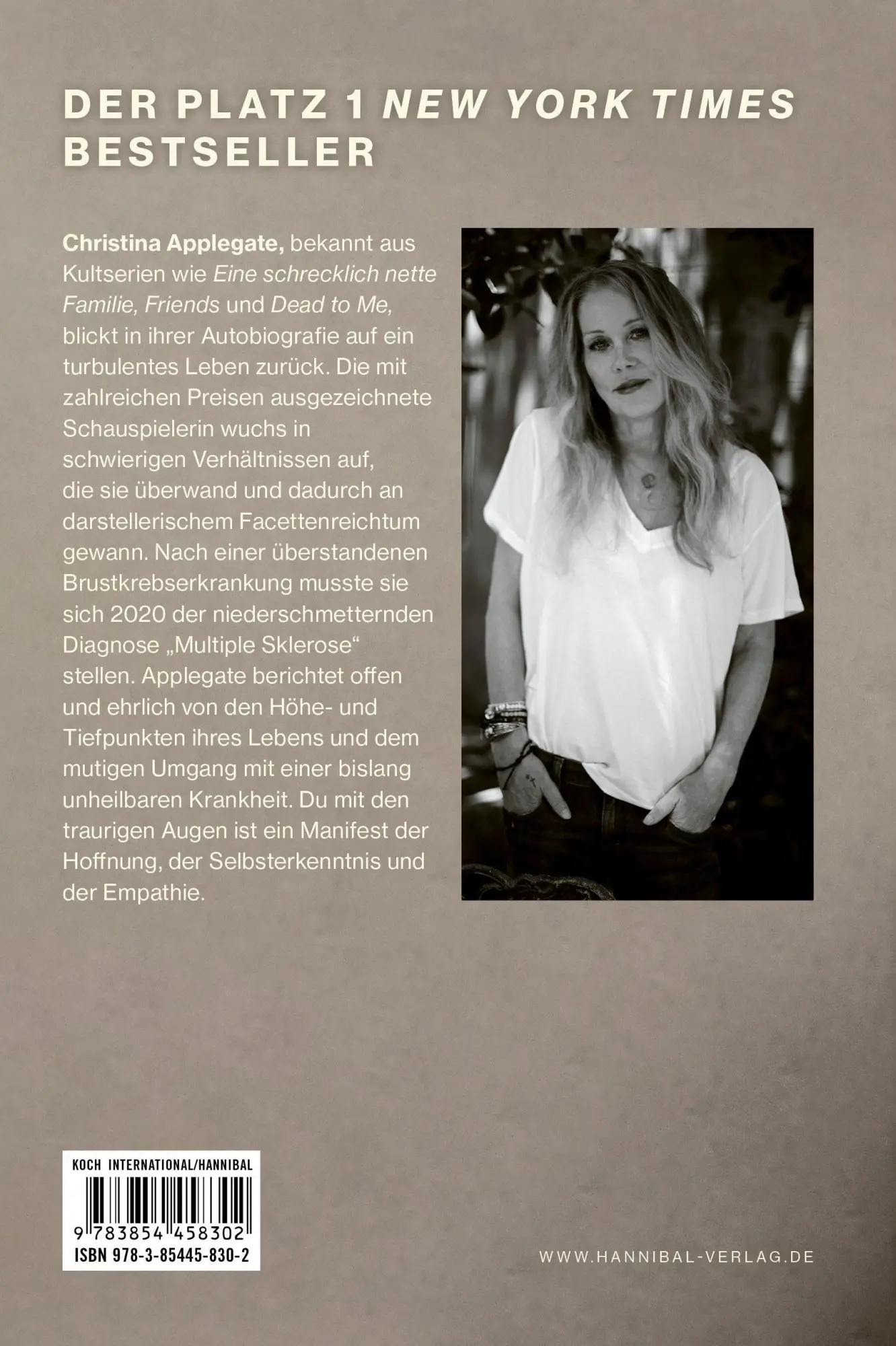 Autor: 9783854458302 | Du mit den traurigen Augen | Eine Autobiografie | Christina Applegate