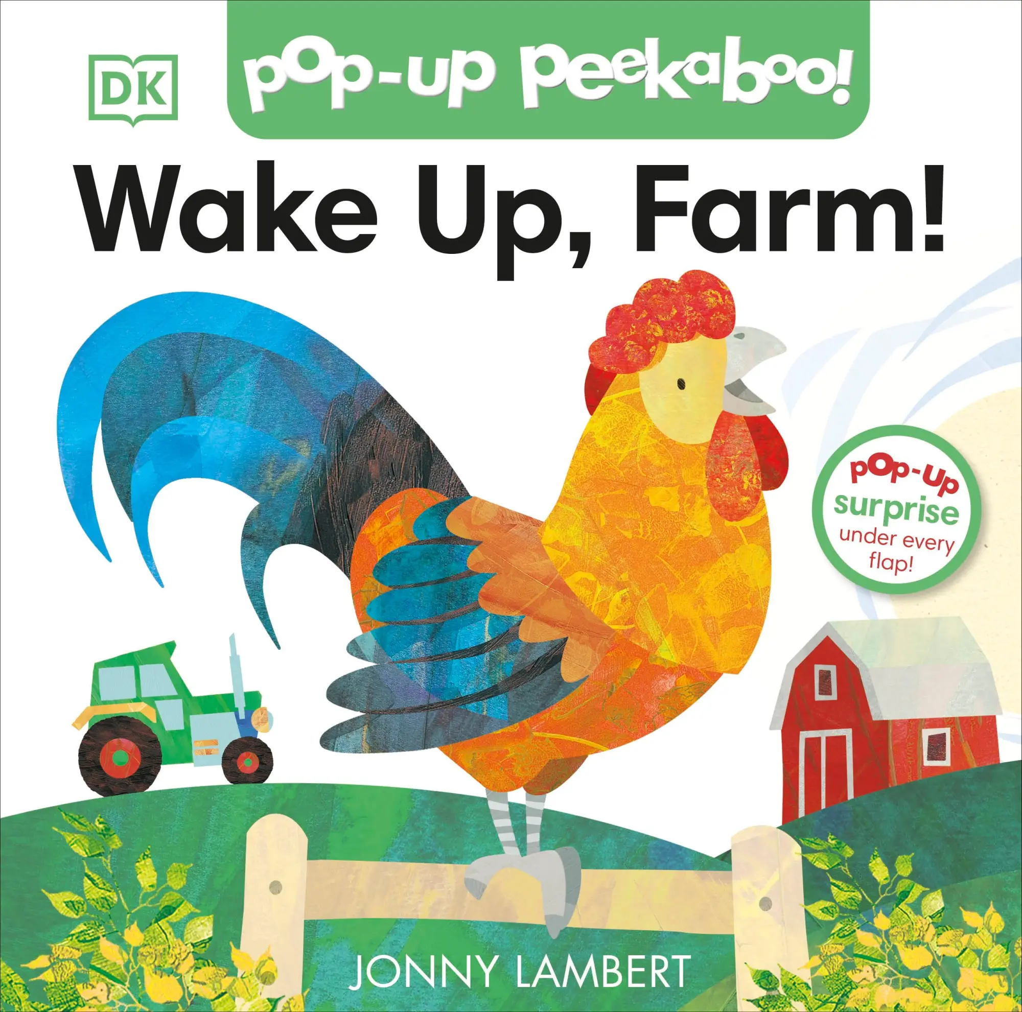 Cover: 9780241388402 | Jonny Lambert's Wake Up, Farm! (Pop-Up Peekaboo) | Jonny Lambert