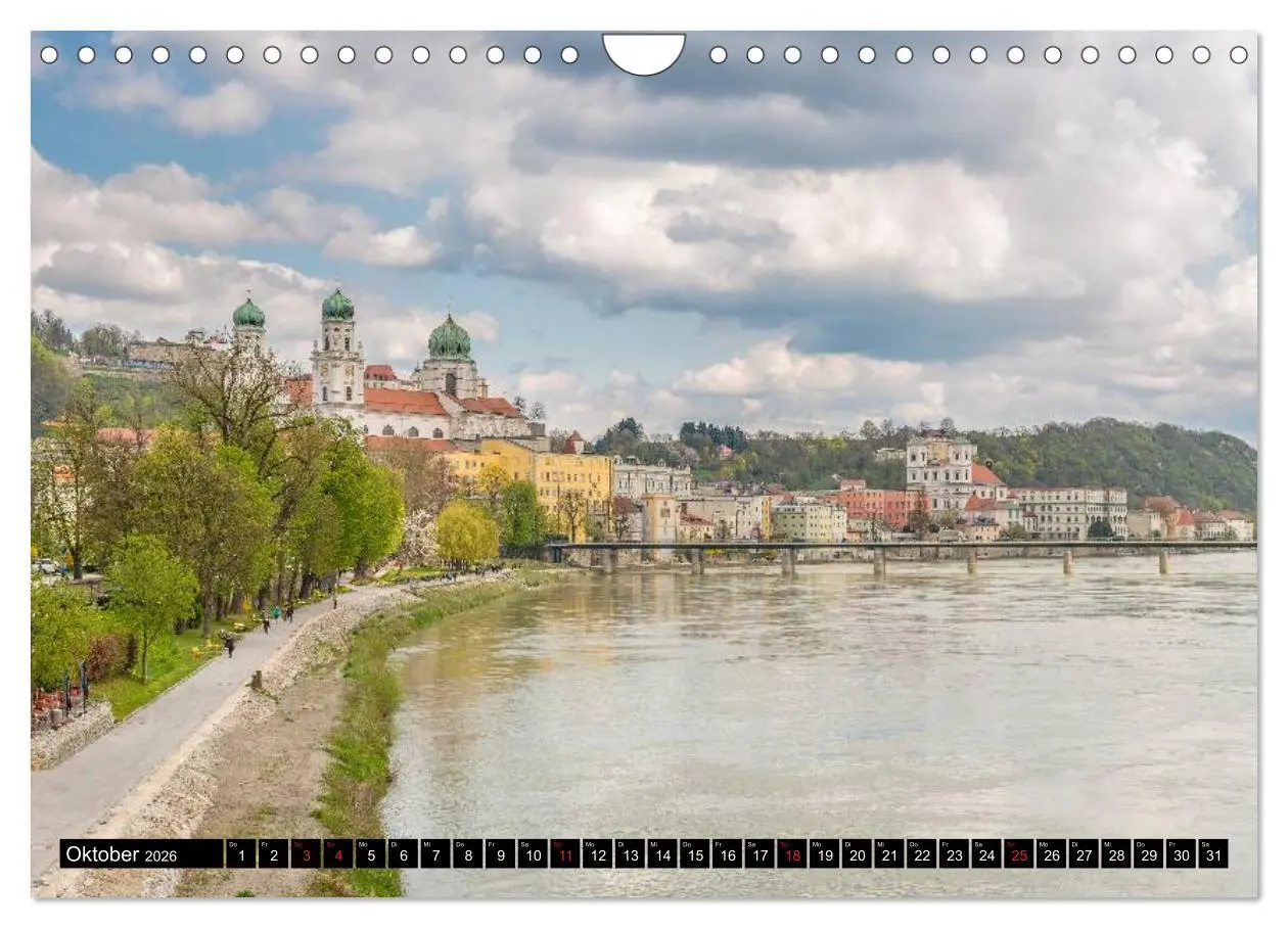 Bild: 9783457838402 | Passau, das Venedig Bayerns (Wandkalender 2026 DIN A4 quer),...