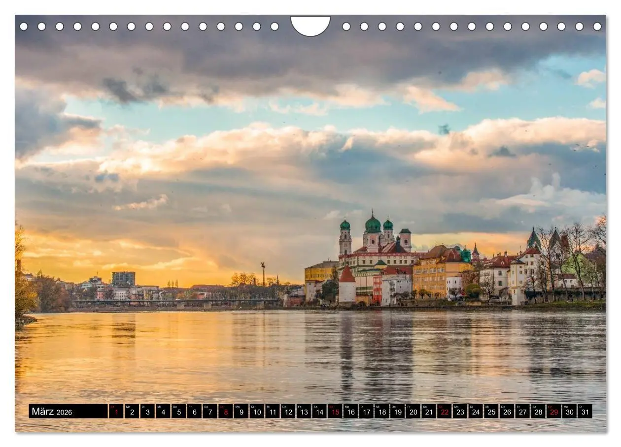 Bild: 9783457838402 | Passau, das Venedig Bayerns (Wandkalender 2026 DIN A4 quer),...