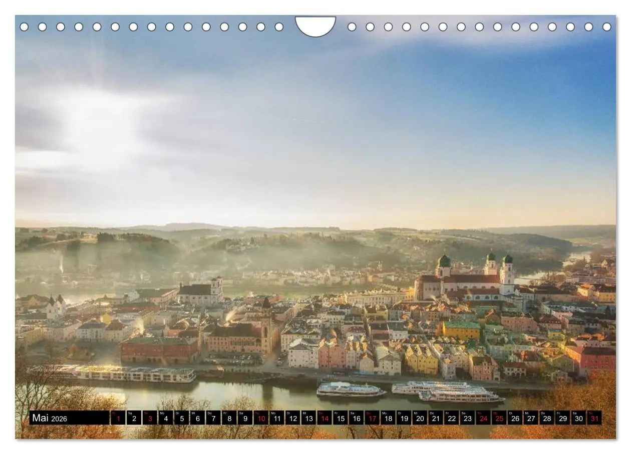 Bild: 9783457838402 | Passau, das Venedig Bayerns (Wandkalender 2026 DIN A4 quer),...
