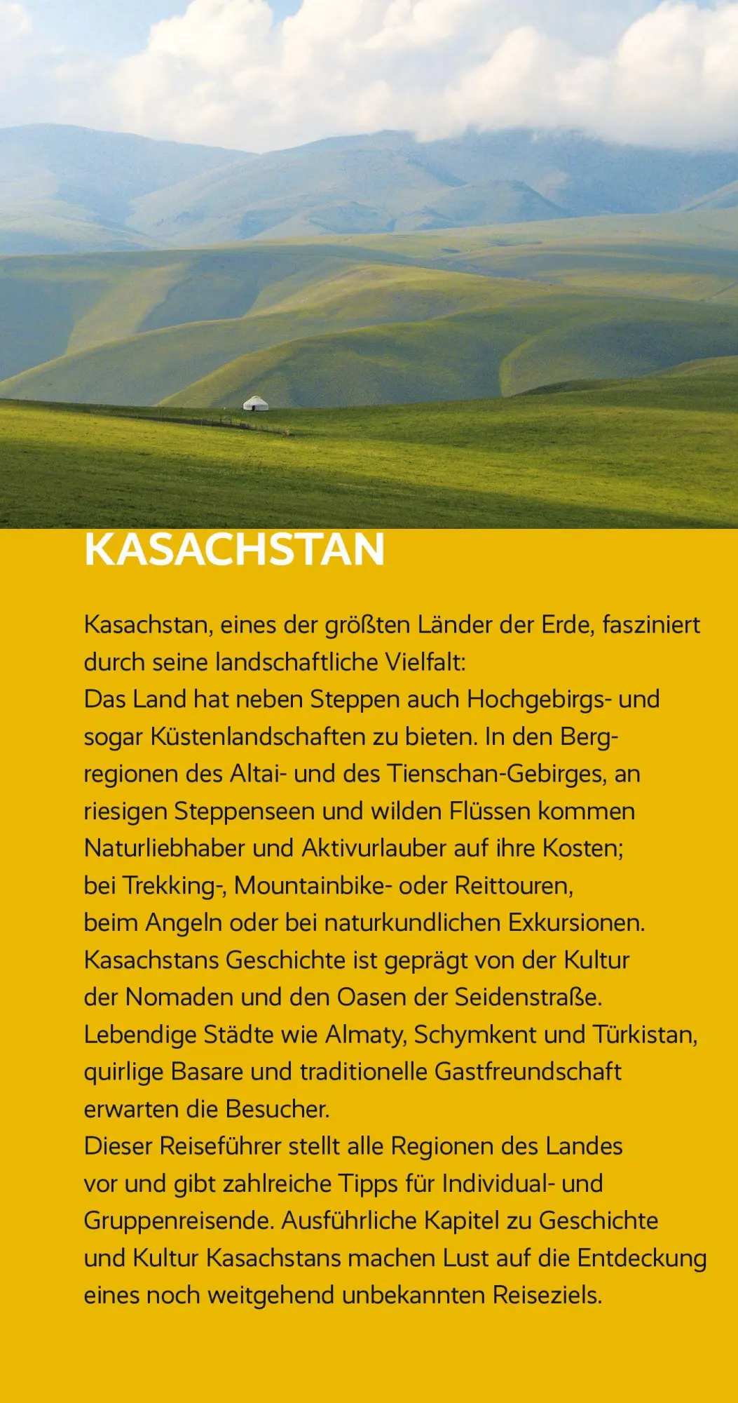 Bild: 9783897948402 | TRESCHER Reiseführer Kasachstan | Dagmar Schreiber | Taschenbuch