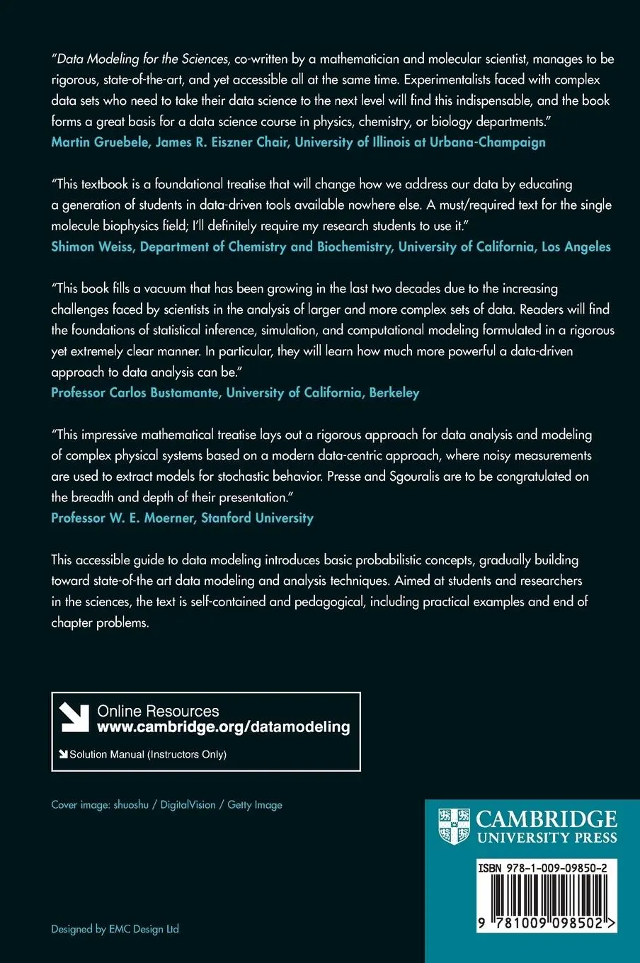 Rückseite: 9781009098502 | Data Modeling for the Sciences | Applications, Basics, Computations