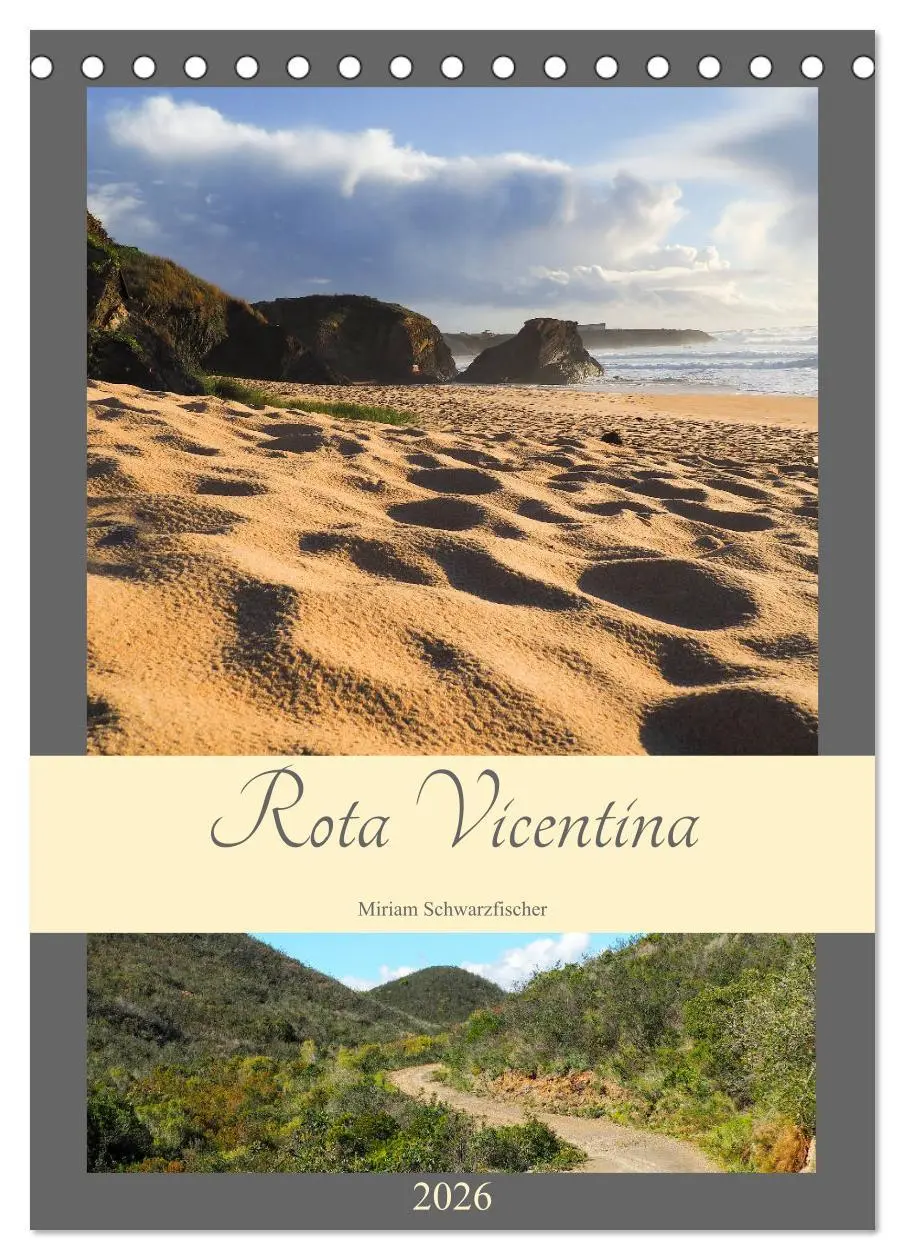 Cover: 9783516398502 | Rota Vicentina (Tischkalender 2026 DIN A5 hoch), CALVENDO...