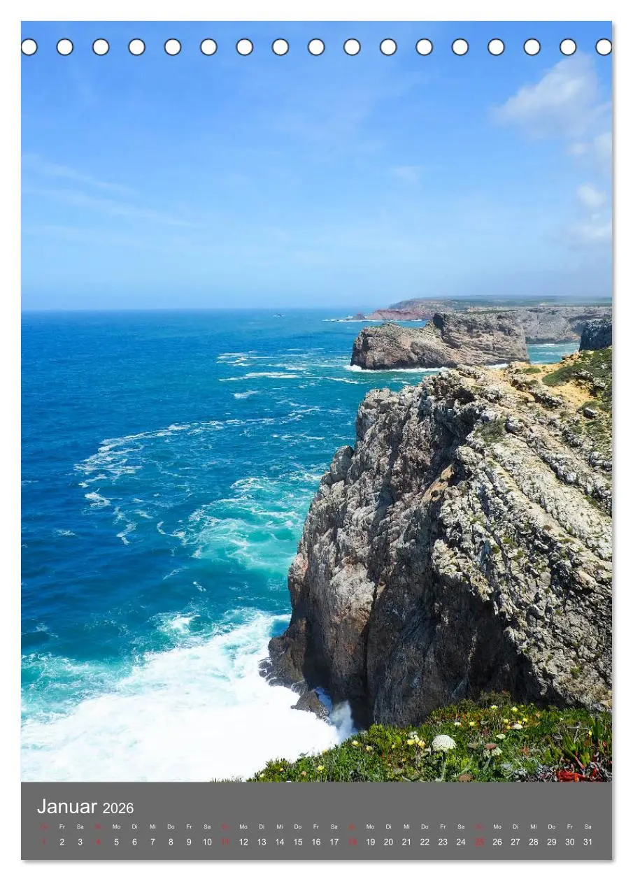 Bild: 9783516398502 | Rota Vicentina (Tischkalender 2026 DIN A5 hoch), CALVENDO...