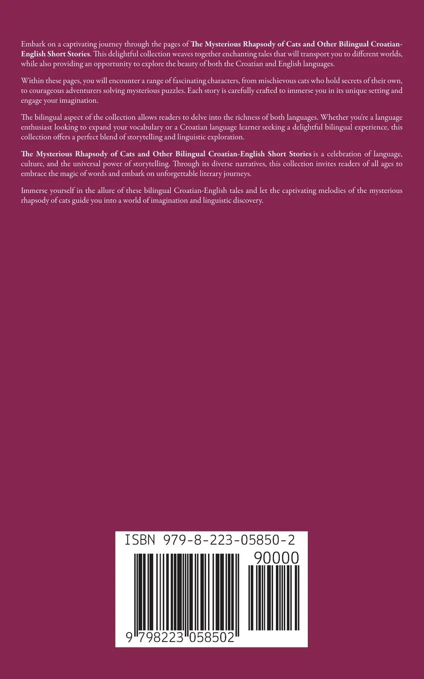 Rückseite: 9798223058502 | The Mysterious Rhapsody of Cats and Other Bilingual...
