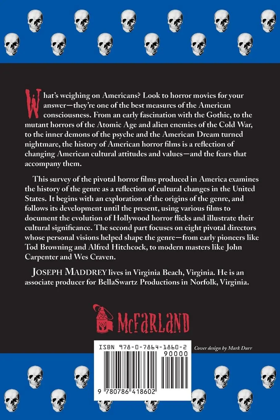 Rückseite: 9780786418602 | Nightmares in Red, White and Blue | Joseph Maddrey | Taschenbuch