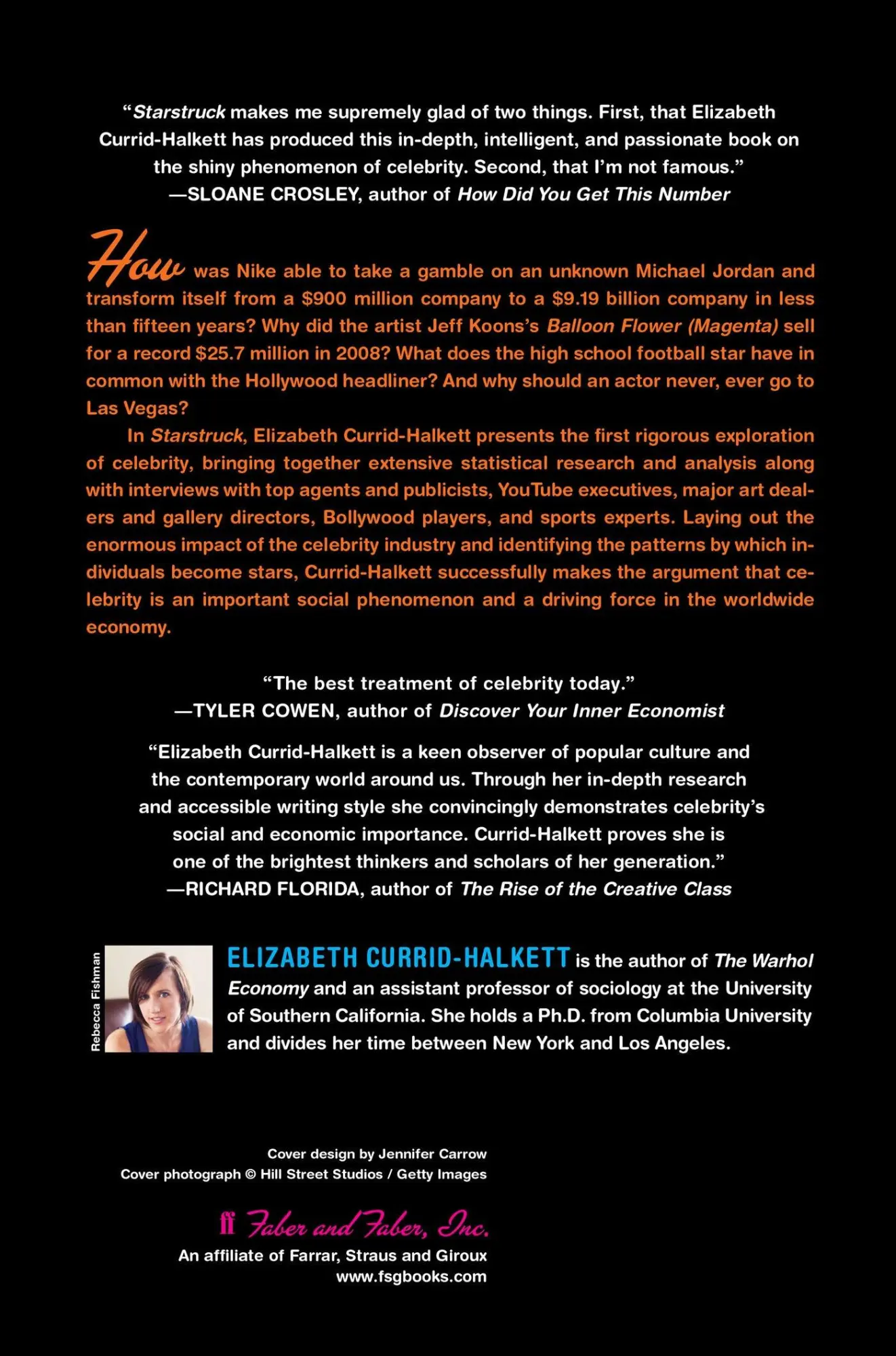 Rückseite: 9780865478602 | Starstruck | The Business of Celebrity | Elizabeth Currid-Halkett