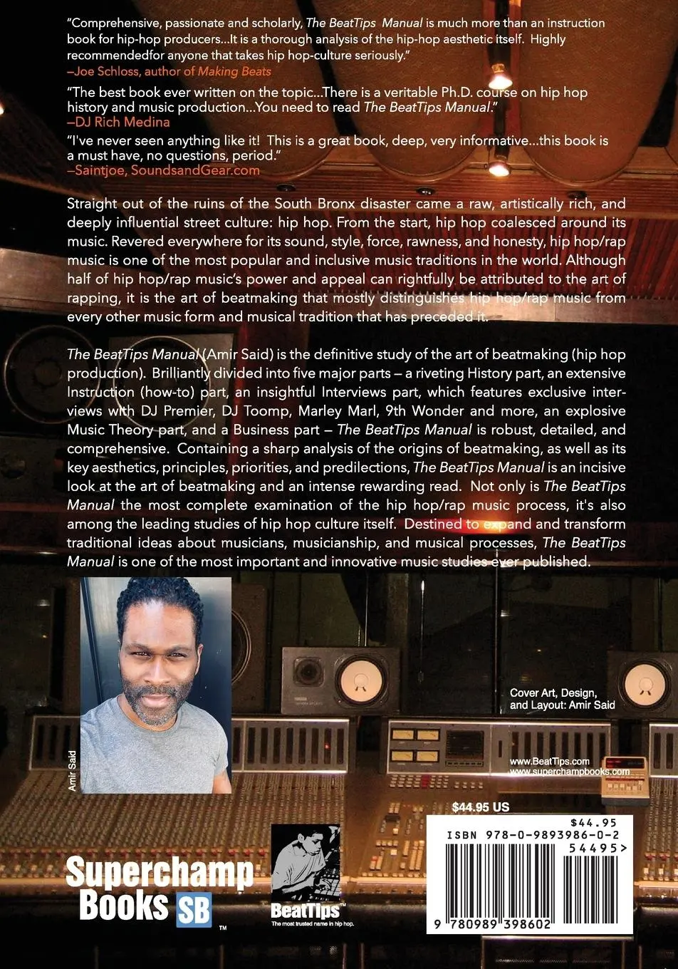 Rückseite: 9780989398602 | The BeatTips Manual | Amir Said | Taschenbuch | Englisch | 2013