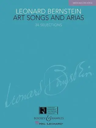 Cover: 9781423428602 | Art Songs and Arias | Medium/Low Voice | Leonard Bernstein | Buch