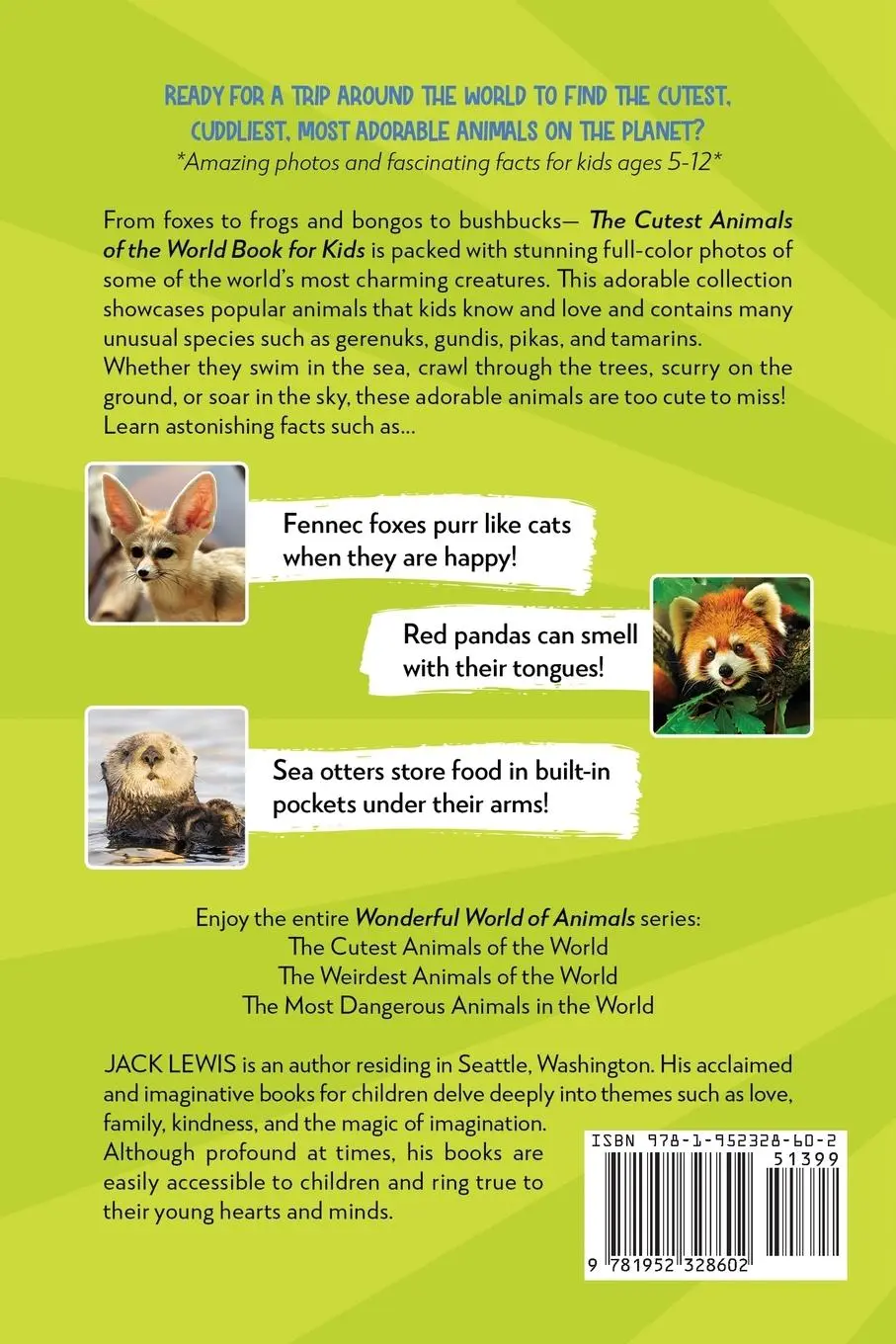 Rückseite: 9781952328602 | The Cutest Animals of the World Book for Kids | Jack Lewis | Buch