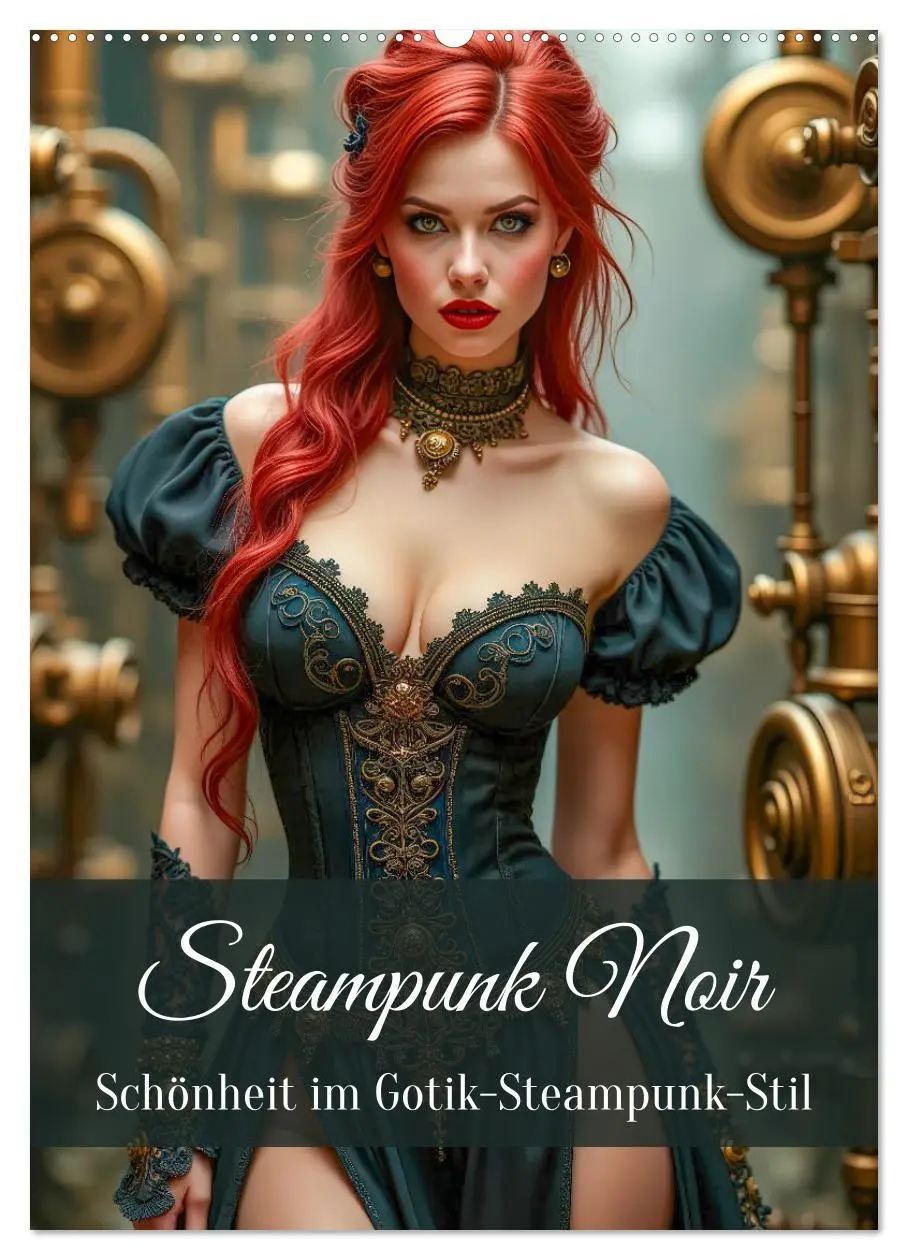 Cover: 9783457298602 | Steampunk Noir (Wandkalender 2026 DIN A2 hoch), CALVENDO...