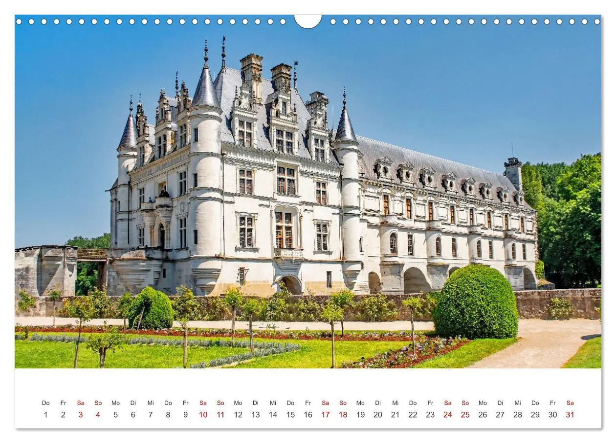 Bild: 9783457508602 | Schlösser der Loire (Wandkalender 2026 DIN A3 quer), CALVENDO...
