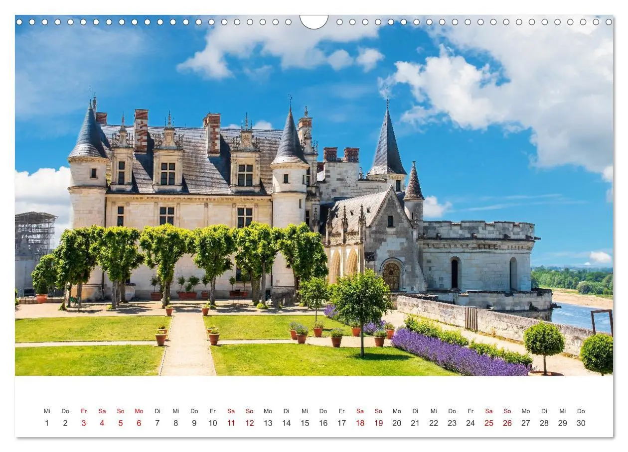 Bild: 9783457508602 | Schlösser der Loire (Wandkalender 2026 DIN A3 quer), CALVENDO...