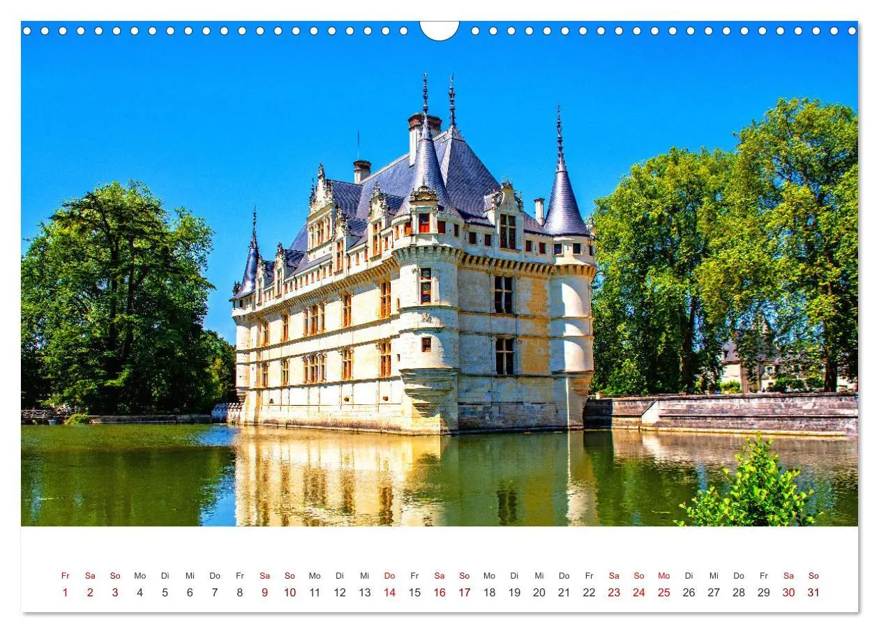 Bild: 9783457508602 | Schlösser der Loire (Wandkalender 2026 DIN A3 quer), CALVENDO...