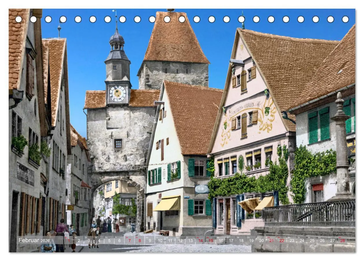 Bild: 9783457818602 | Rothenburg ob der Tauber um das Jahr 1900 - Fotos neu koloriert...