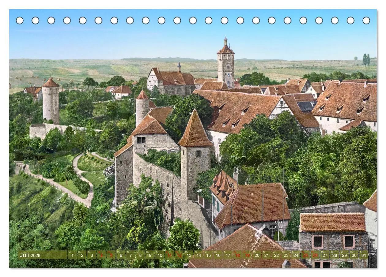 Bild: 9783457818602 | Rothenburg ob der Tauber um das Jahr 1900 - Fotos neu koloriert...