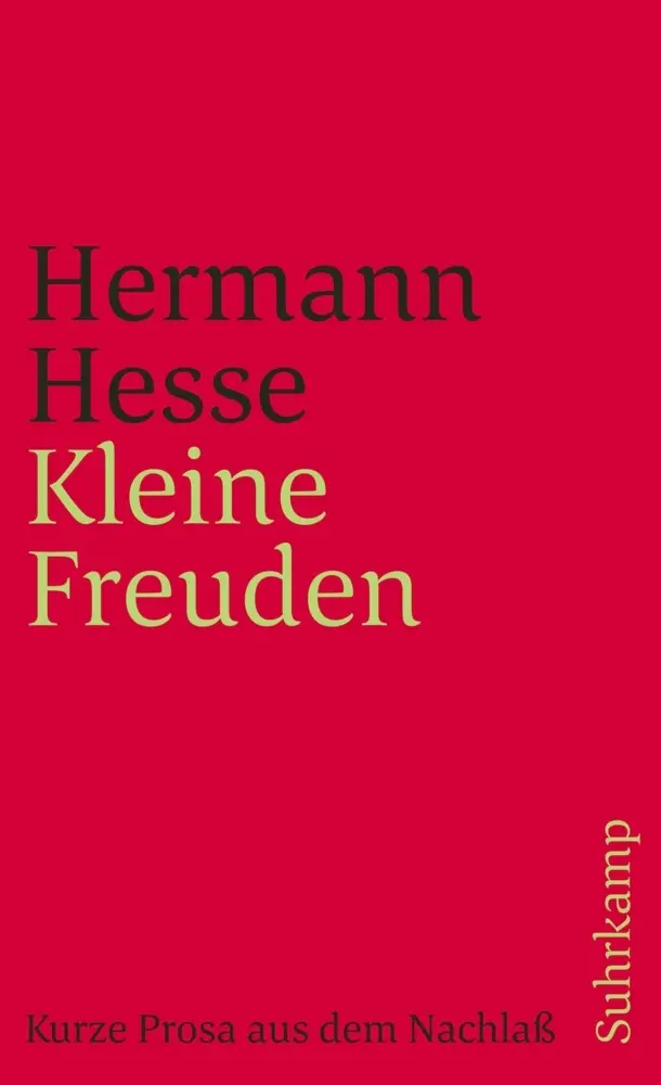 Cover: 9783518368602 | Kleine Freuden | Hermann Hesse | Taschenbuch | 392 S. | Deutsch | 1977