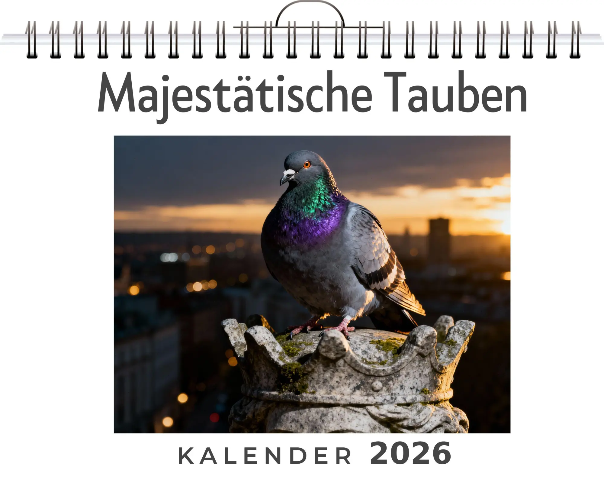 Cover: 9783695348602 | Majestätische Tauben | Charlotte Maier | Kalender | Deutsch | 2026