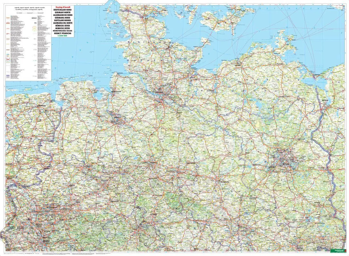 Bild: 9783850848602 | Deutschland Nord, Autokarte 1:500.000 | (Land-)Karte | Deutsch | 2019