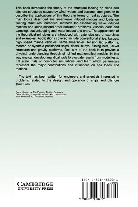 Rückseite: 9780521458702 | Sea Loads on Ships and Offshore Structures | Odd M. Faltinsen | Buch