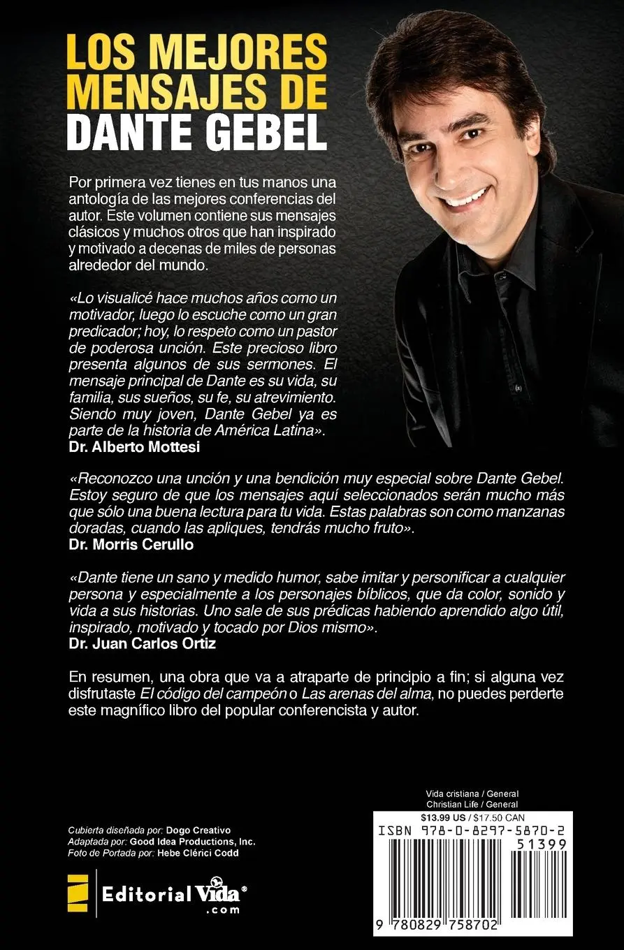 Rückseite: 9780829758702 | Los Mejores Mensajes de Dante Gebel | Dante Gebel | Taschenbuch | 2013