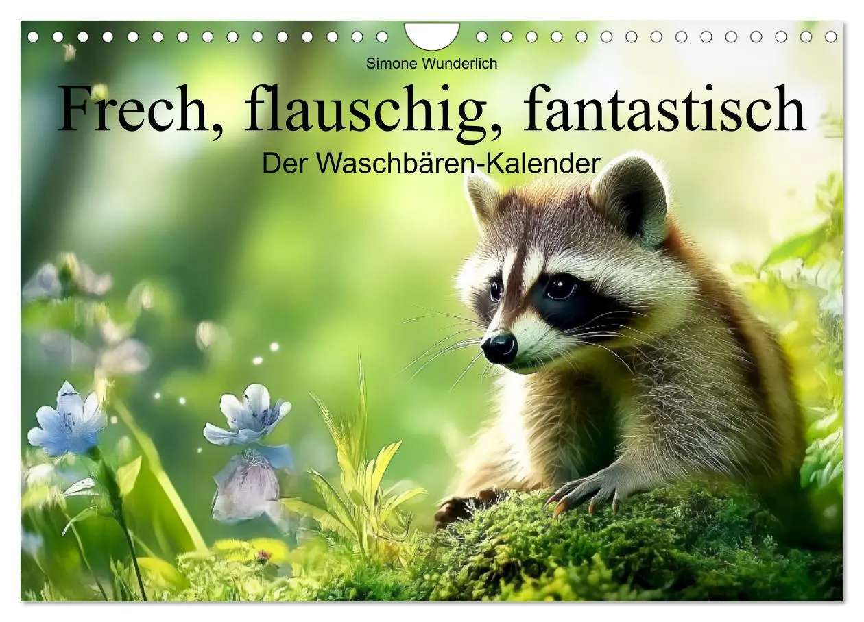 Cover: 9783457288702 | Frech, flauschig, fantastisch - Der Waschbären-Kalender...