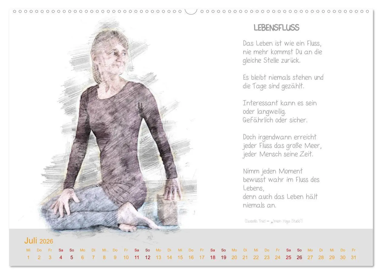 Bild: 9783457738702 | YOGA Inspirationen mit Texten zum Nachdenken (hochwertiger Premium...