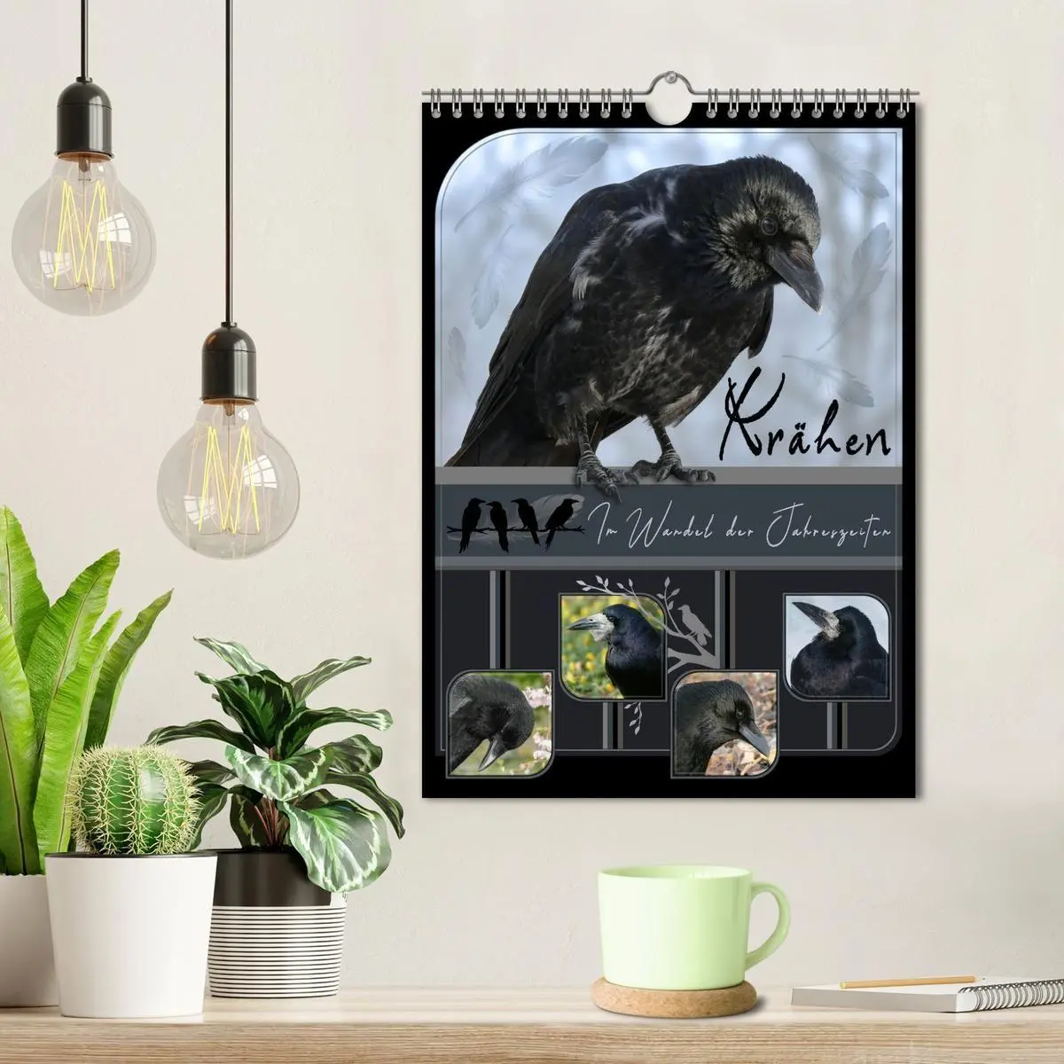 Bild: 9783516998702 | Krähen - Im Wandel der Jahreszeiten (Wandkalender 2027 DIN A4...