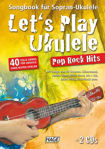 Cover: 4026929918802 | Let's Play Ukulele Pop Rock Hits | Buch + CD | 2016 | Hage Musikverlag