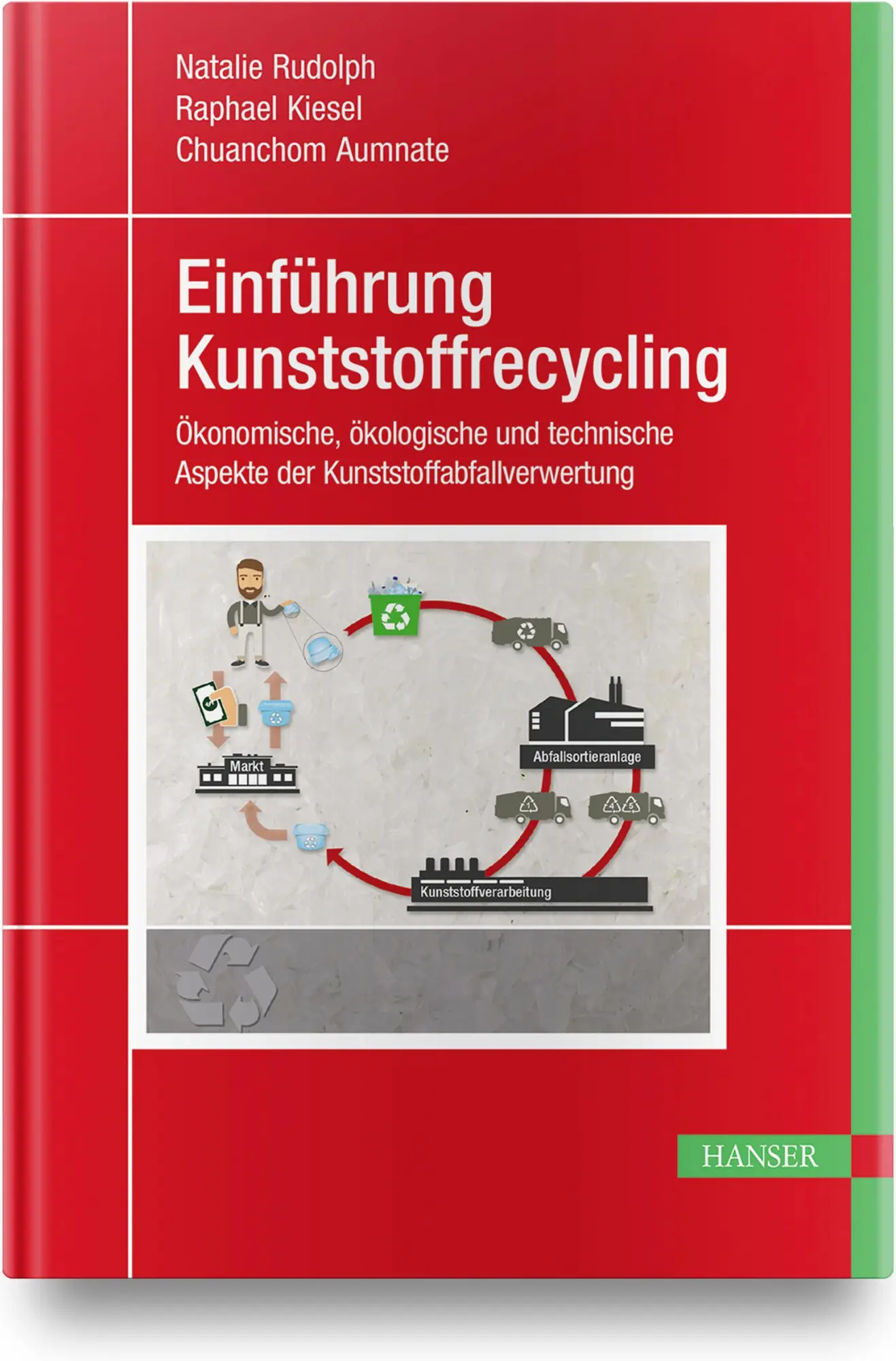 Cover: 9783446458802 | Einführung Kunststoffrecycling | Natalie Rudolph (u. a.) | Taschenbuch